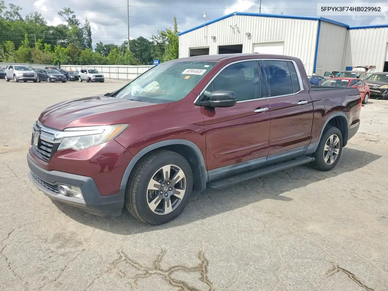 2017 Honda Ridgeline Rtl VIN: 5FPYK3F74HB029962 Lot: 60964606