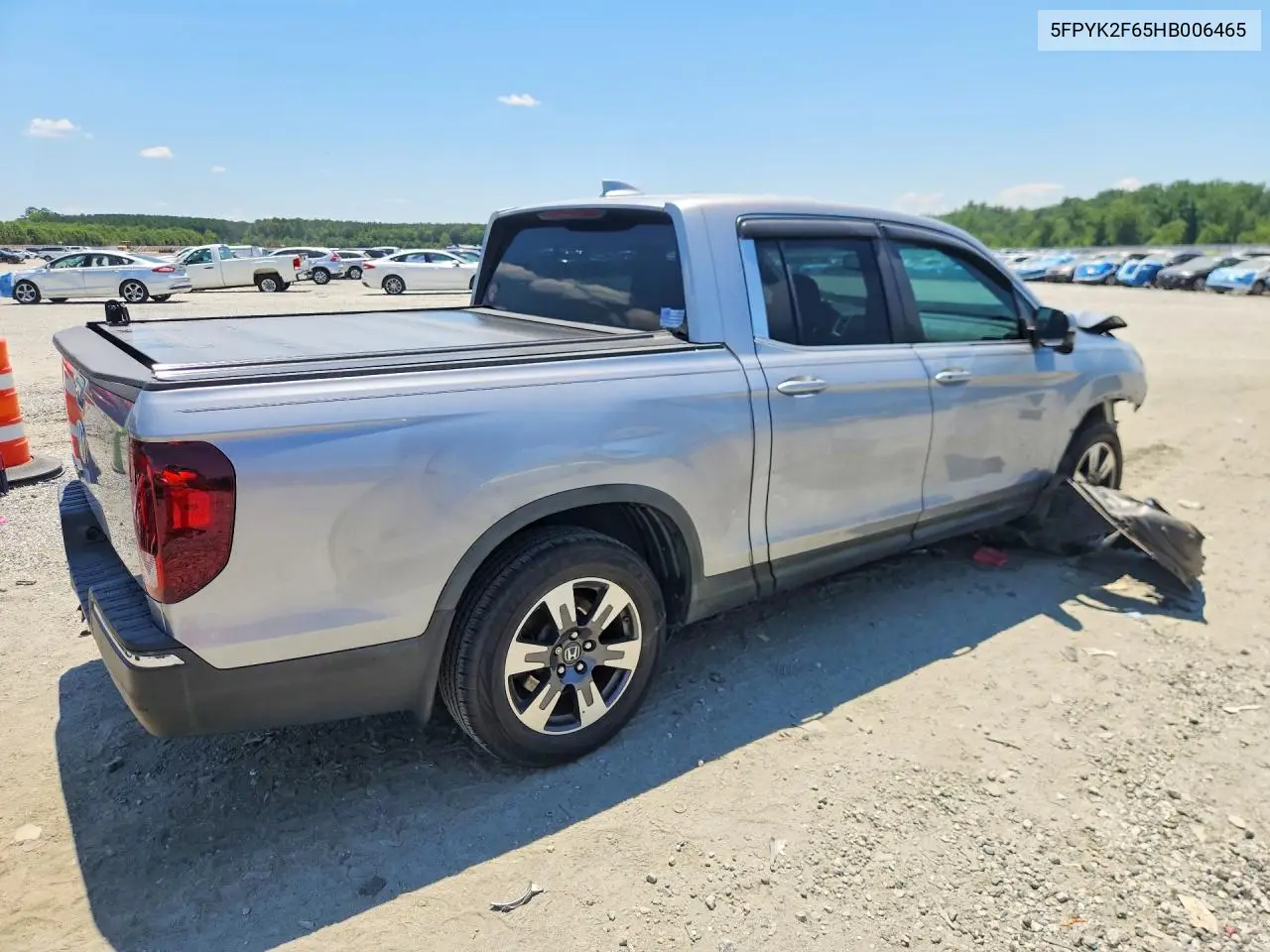 2017 Honda Ridgeline Rtl VIN: 5FPYK2F65HB006465 Lot: 61181036