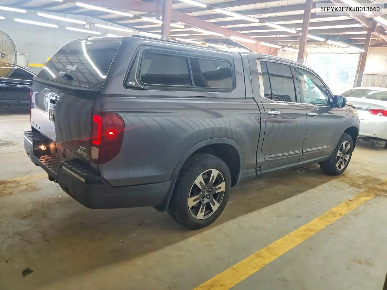 2018 Honda Ridgeline Rtl VIN: 5FPYK3F7XJB013660 Lot: 59351056