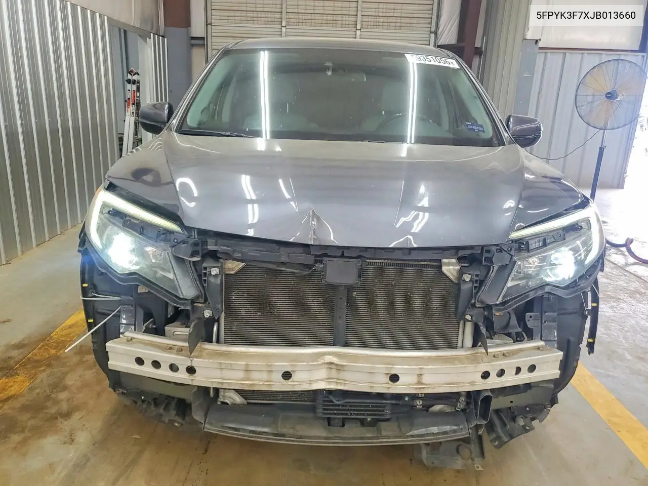 2018 Honda Ridgeline Rtl VIN: 5FPYK3F7XJB013660 Lot: 59351056