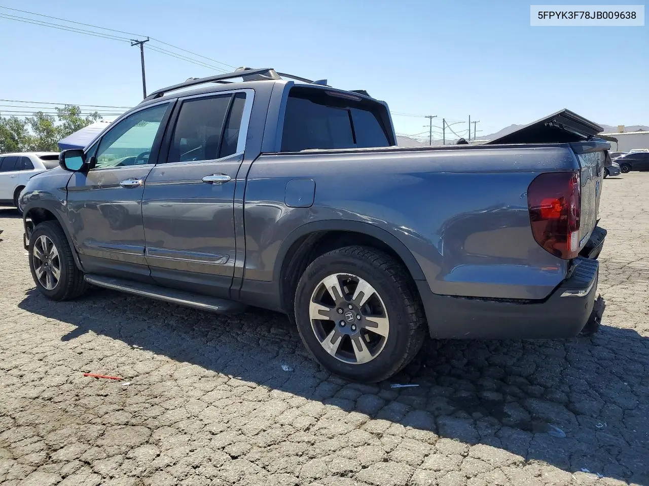 2018 Honda Ridgeline Rtl VIN: 5FPYK3F78JB009638 Lot: 60044396