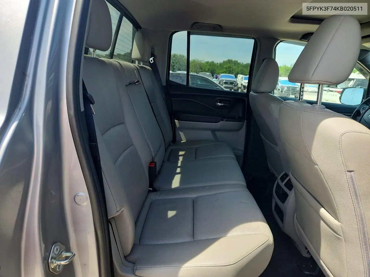 2019 Honda Ridgeline Rtl VIN: 5FPYK3F74KB020511 Lot: 56157536