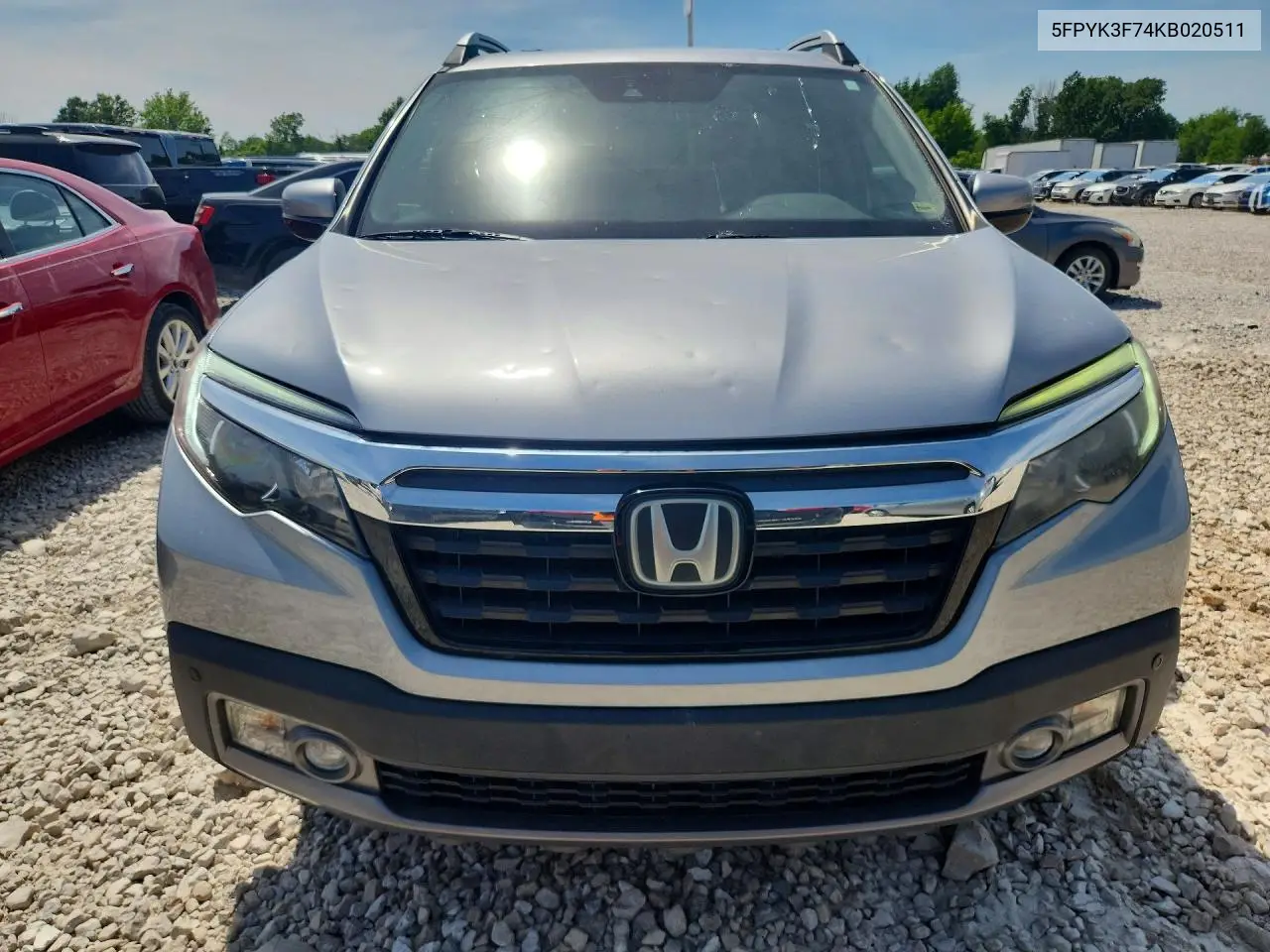 2019 Honda Ridgeline Rtl VIN: 5FPYK3F74KB020511 Lot: 56157536