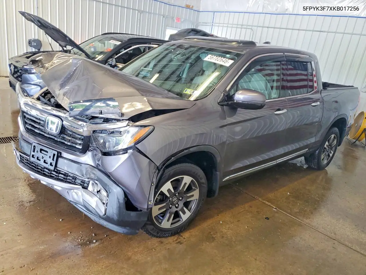 2019 Honda Ridgeline Rtl VIN: 5FPYK3F7XKB017256 Lot: 56782646