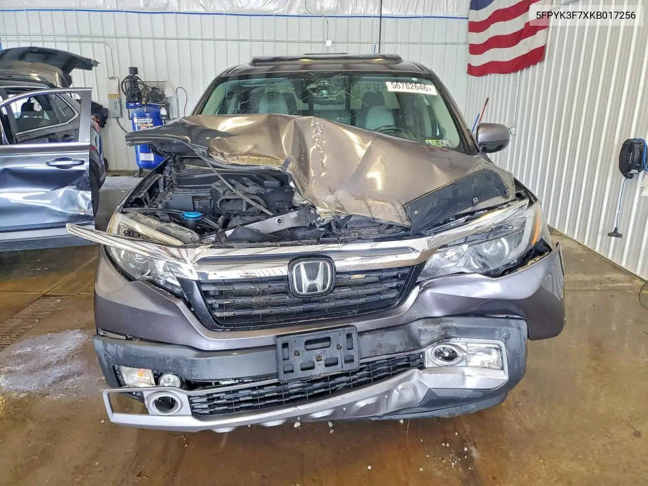 2019 Honda Ridgeline Rtl VIN: 5FPYK3F7XKB017256 Lot: 56782646