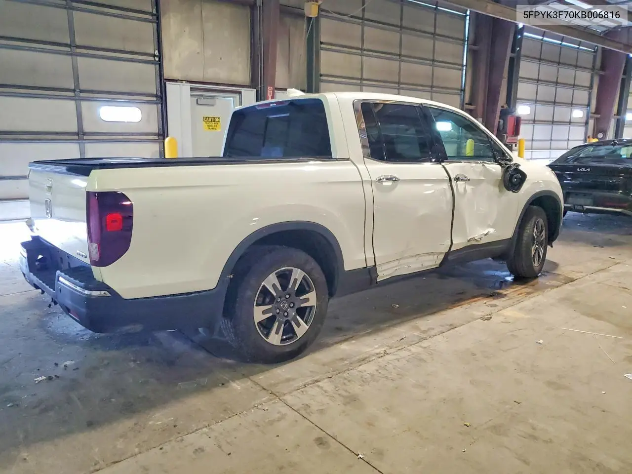 2019 Honda Ridgeline Rtl VIN: 5FPYK3F70KB006816 Lot: 56805646