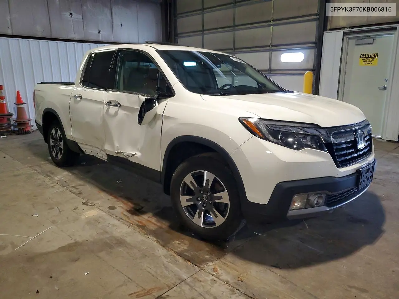 2019 Honda Ridgeline Rtl VIN: 5FPYK3F70KB006816 Lot: 56805646