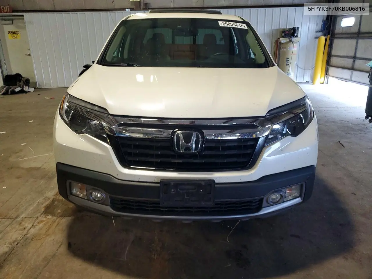 2019 Honda Ridgeline Rtl VIN: 5FPYK3F70KB006816 Lot: 56805646