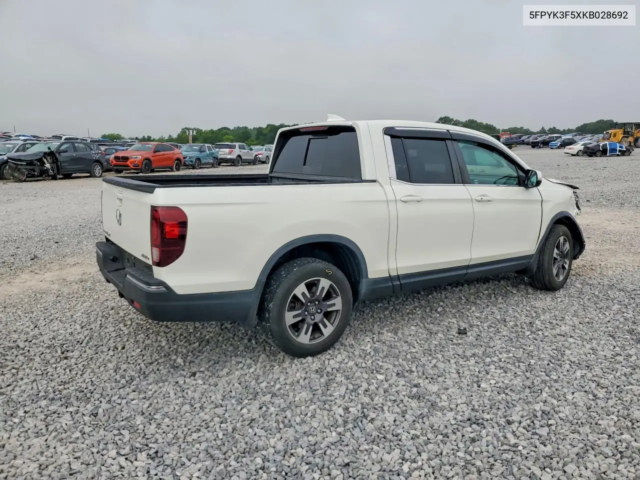 2019 Honda Ridgeline Rtl VIN: 5FPYK3F5XKB028692 Lot: 59863466