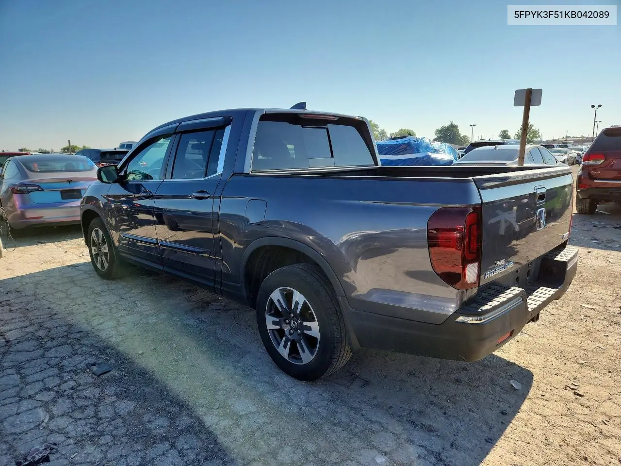 2019 Honda Ridgeline Rtl VIN: 5FPYK3F51KB042089 Lot: 60484086