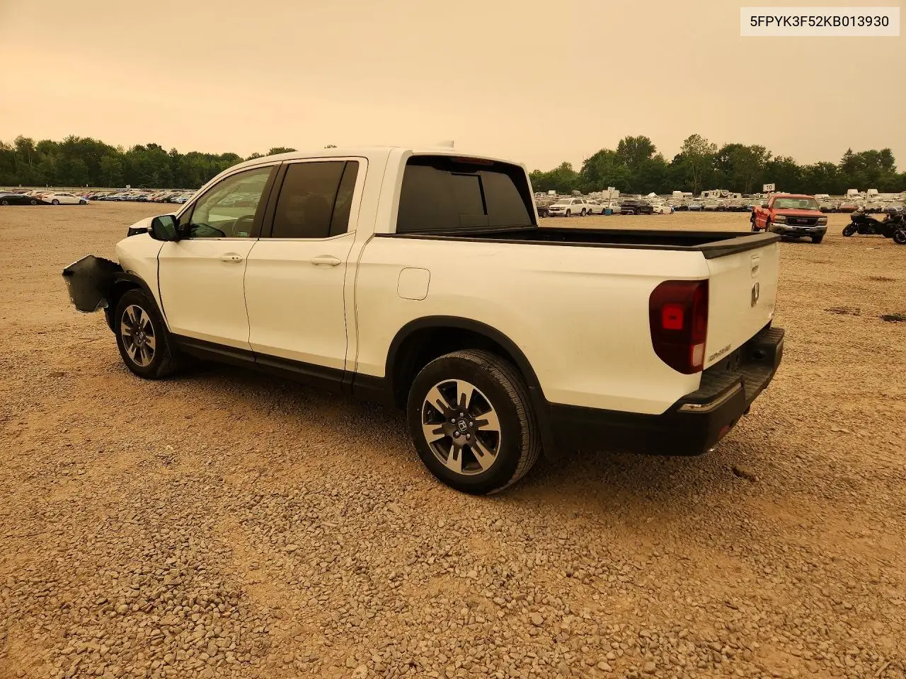 2019 Honda Ridgeline Rtl VIN: 5FPYK3F52KB013930 Lot: 60935326