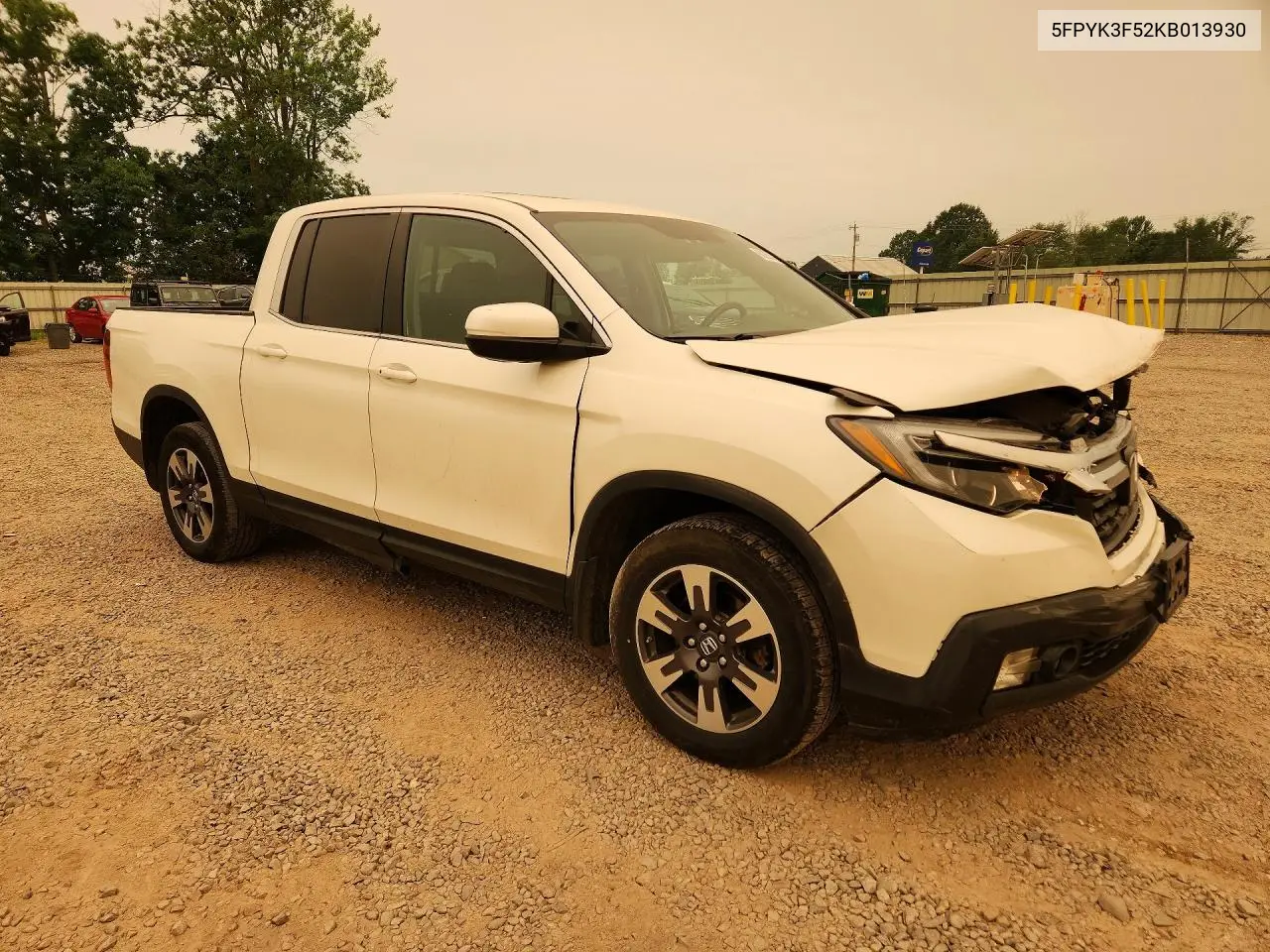 2019 Honda Ridgeline Rtl VIN: 5FPYK3F52KB013930 Lot: 60935326