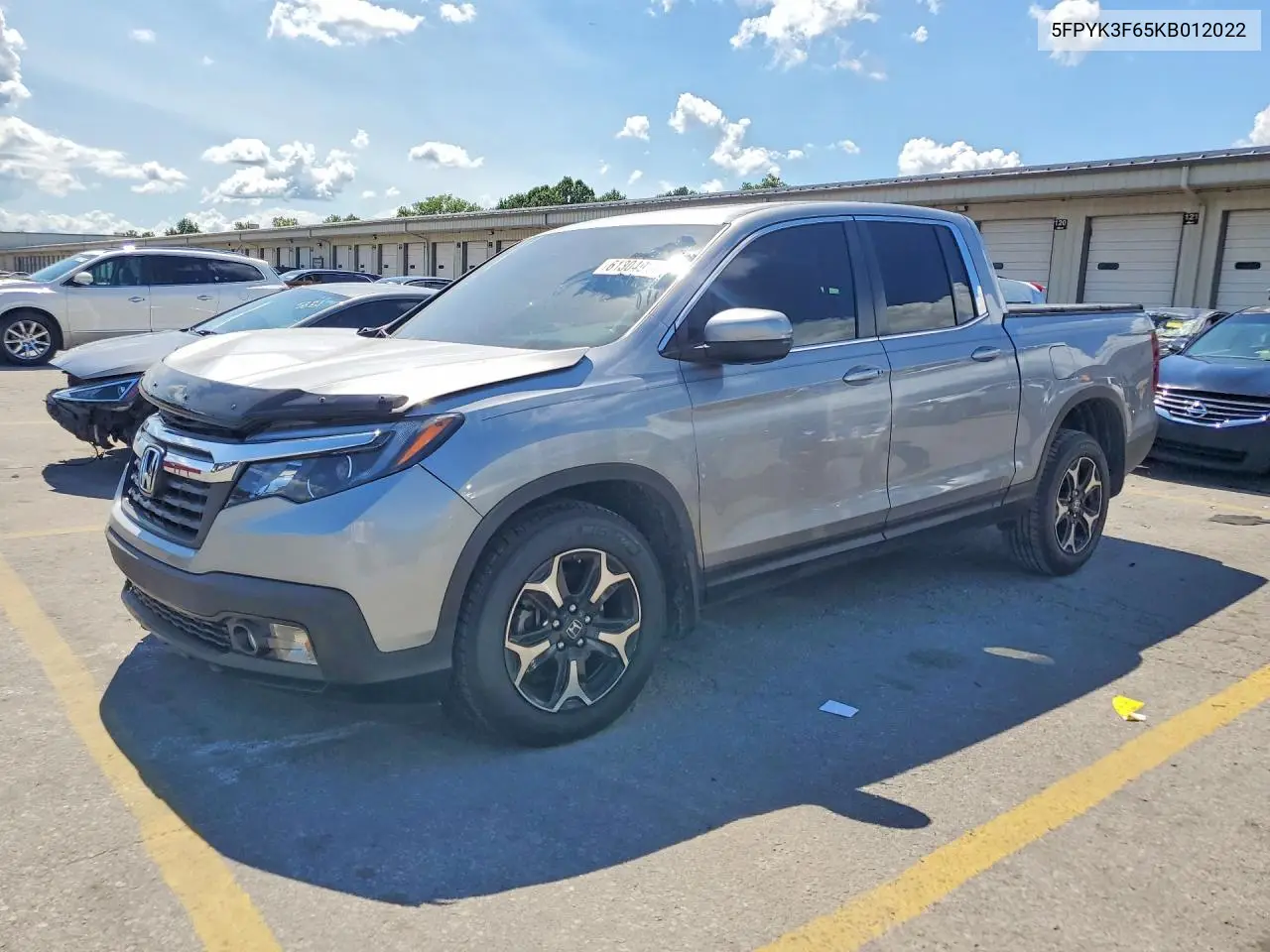 2019 Honda Ridgeline Rtl VIN: 5FPYK3F65KB012022 Lot: 61304956