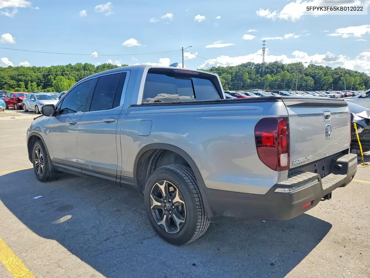 2019 Honda Ridgeline Rtl VIN: 5FPYK3F65KB012022 Lot: 61304956