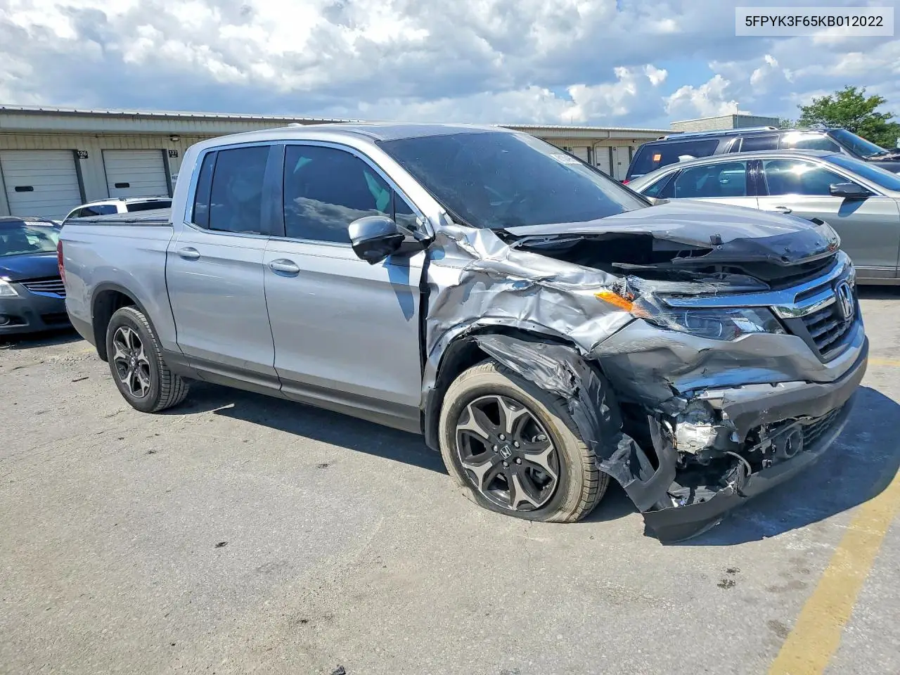 2019 Honda Ridgeline Rtl VIN: 5FPYK3F65KB012022 Lot: 61304956