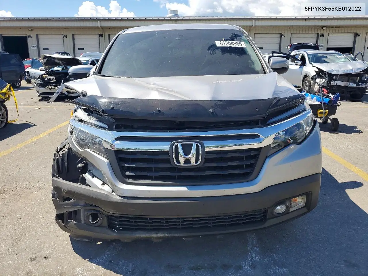 2019 Honda Ridgeline Rtl VIN: 5FPYK3F65KB012022 Lot: 61304956