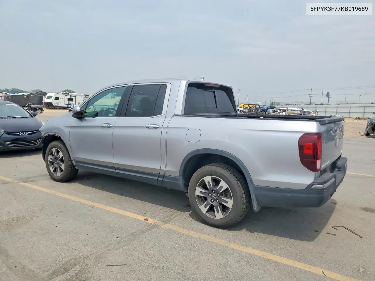 2019 Honda Ridgeline Rtl VIN: 5FPYK3F77KB019689 Lot: 61763666