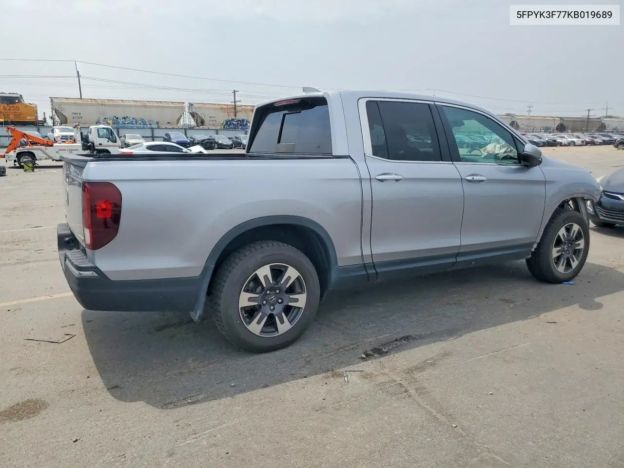 2019 Honda Ridgeline Rtl VIN: 5FPYK3F77KB019689 Lot: 61763666