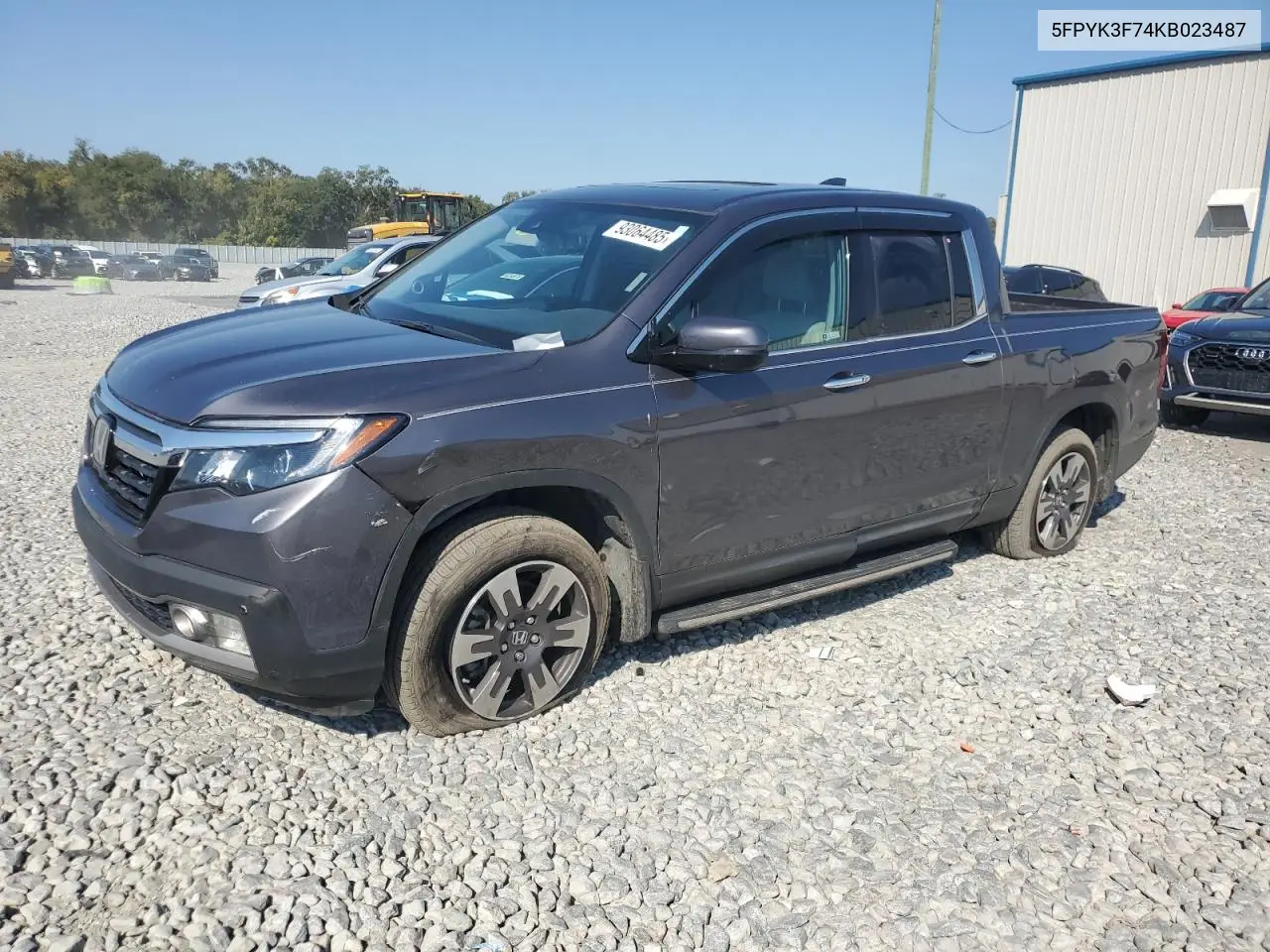 5FPYK3F74KB023487 2019 Honda Ridgeline Rtl