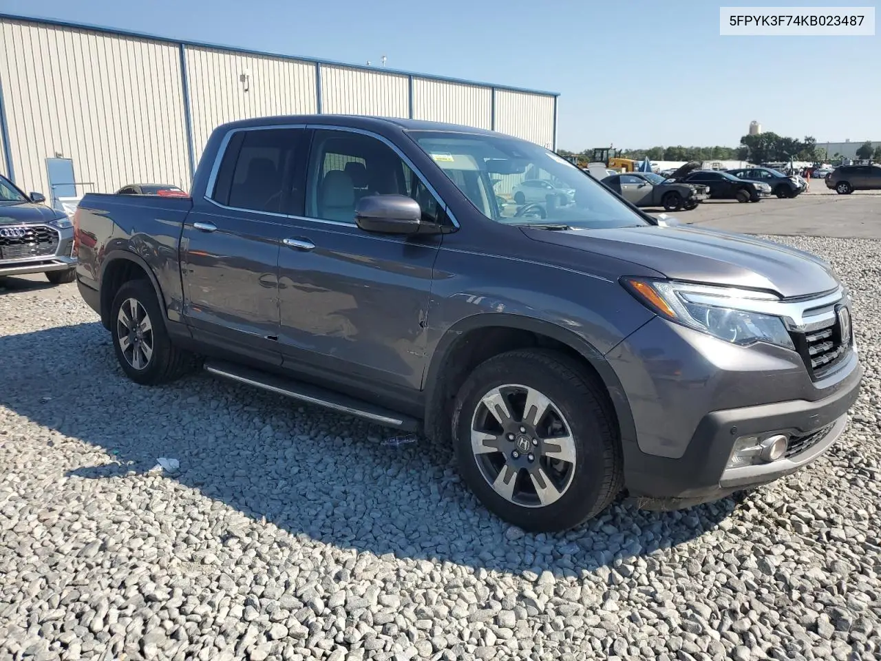5FPYK3F74KB023487 2019 Honda Ridgeline Rtl