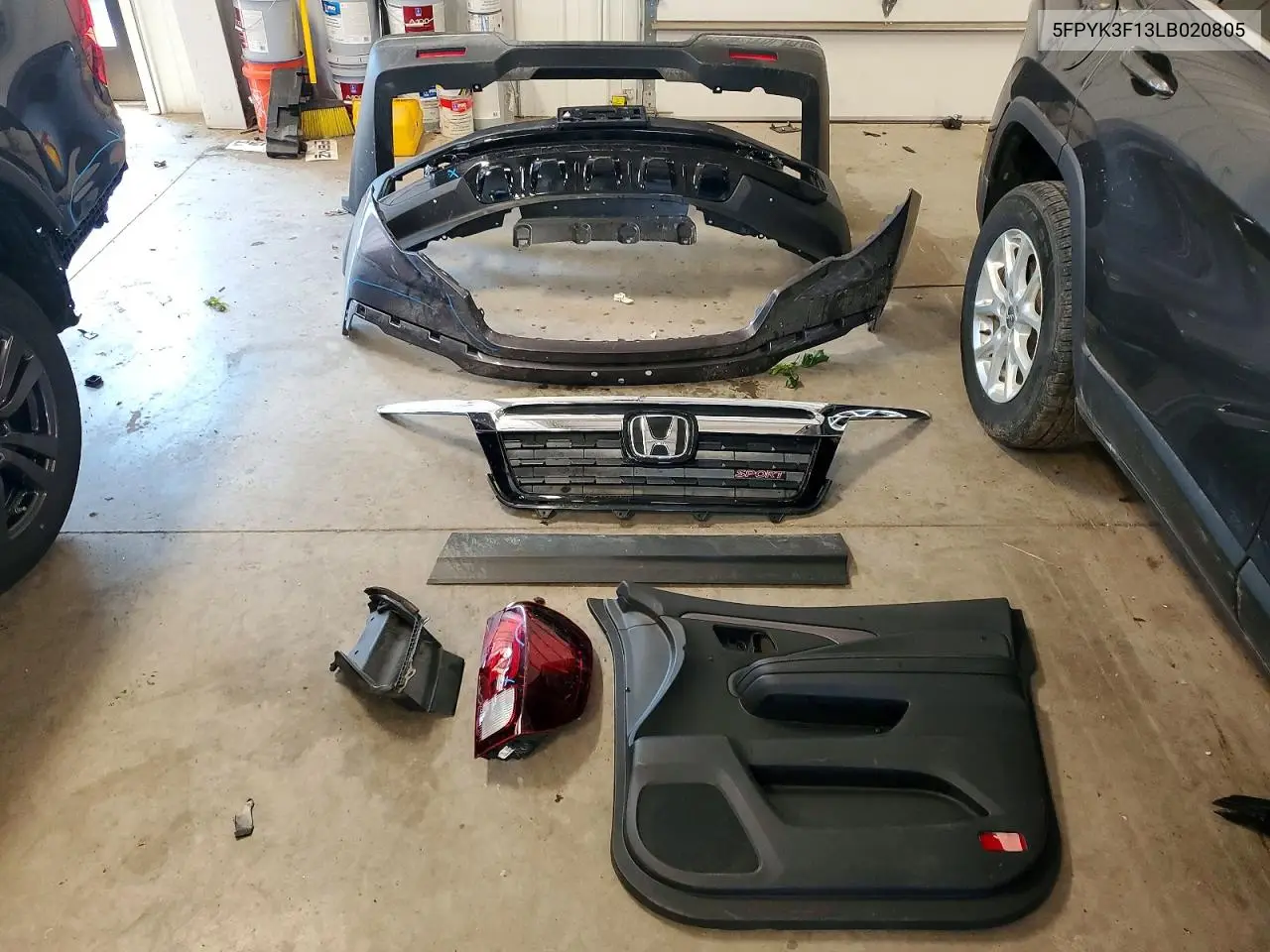 2020 Honda Ridgeline Sport VIN: 5FPYK3F13LB020805 Lot: 58630496