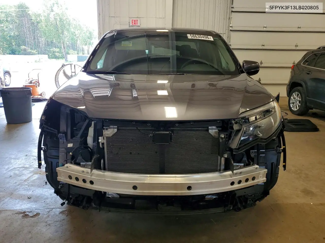 2020 Honda Ridgeline Sport VIN: 5FPYK3F13LB020805 Lot: 58630496