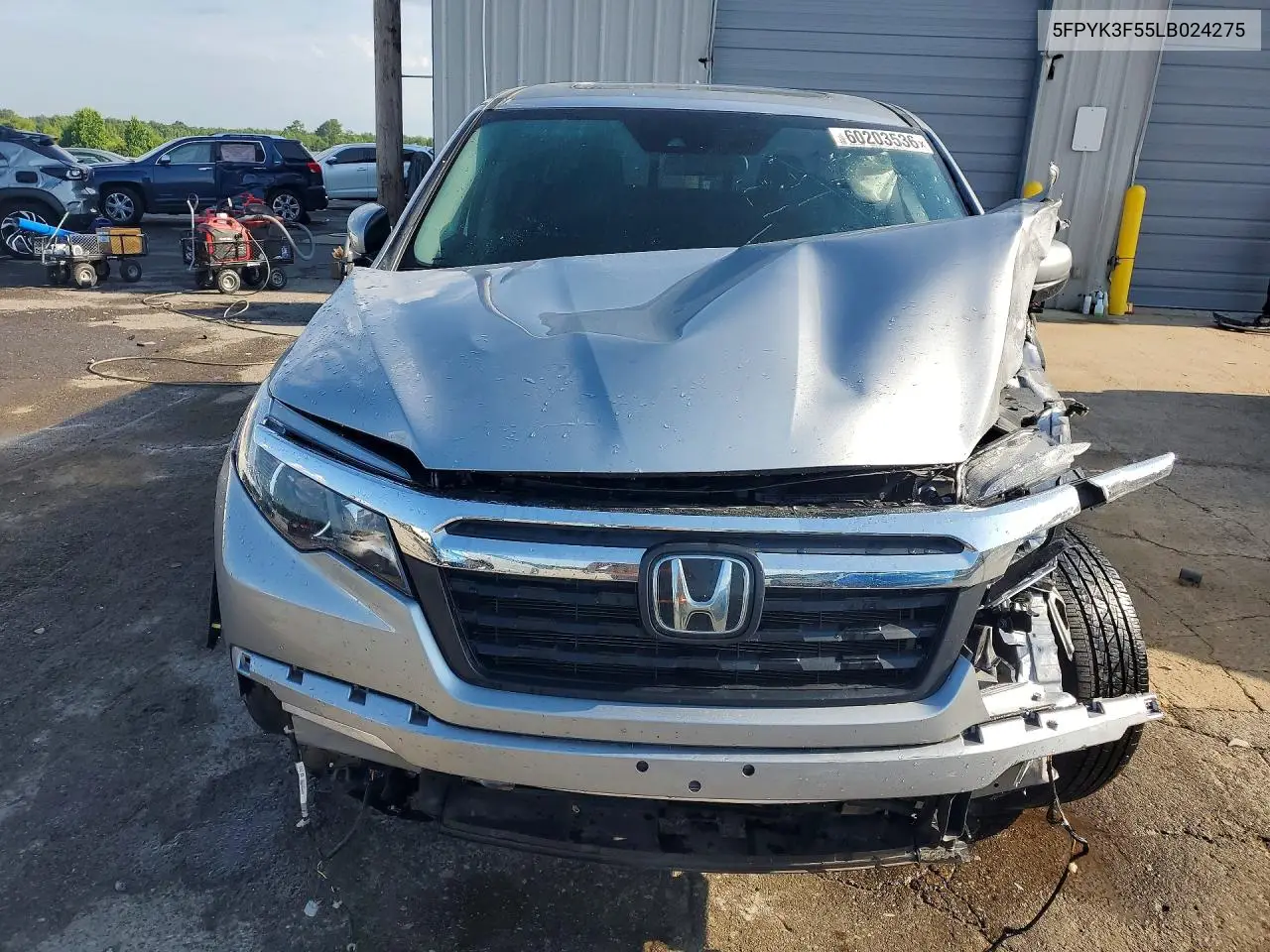 2020 Honda Ridgeline Rtl VIN: 5FPYK3F55LB024275 Lot: 60203536
