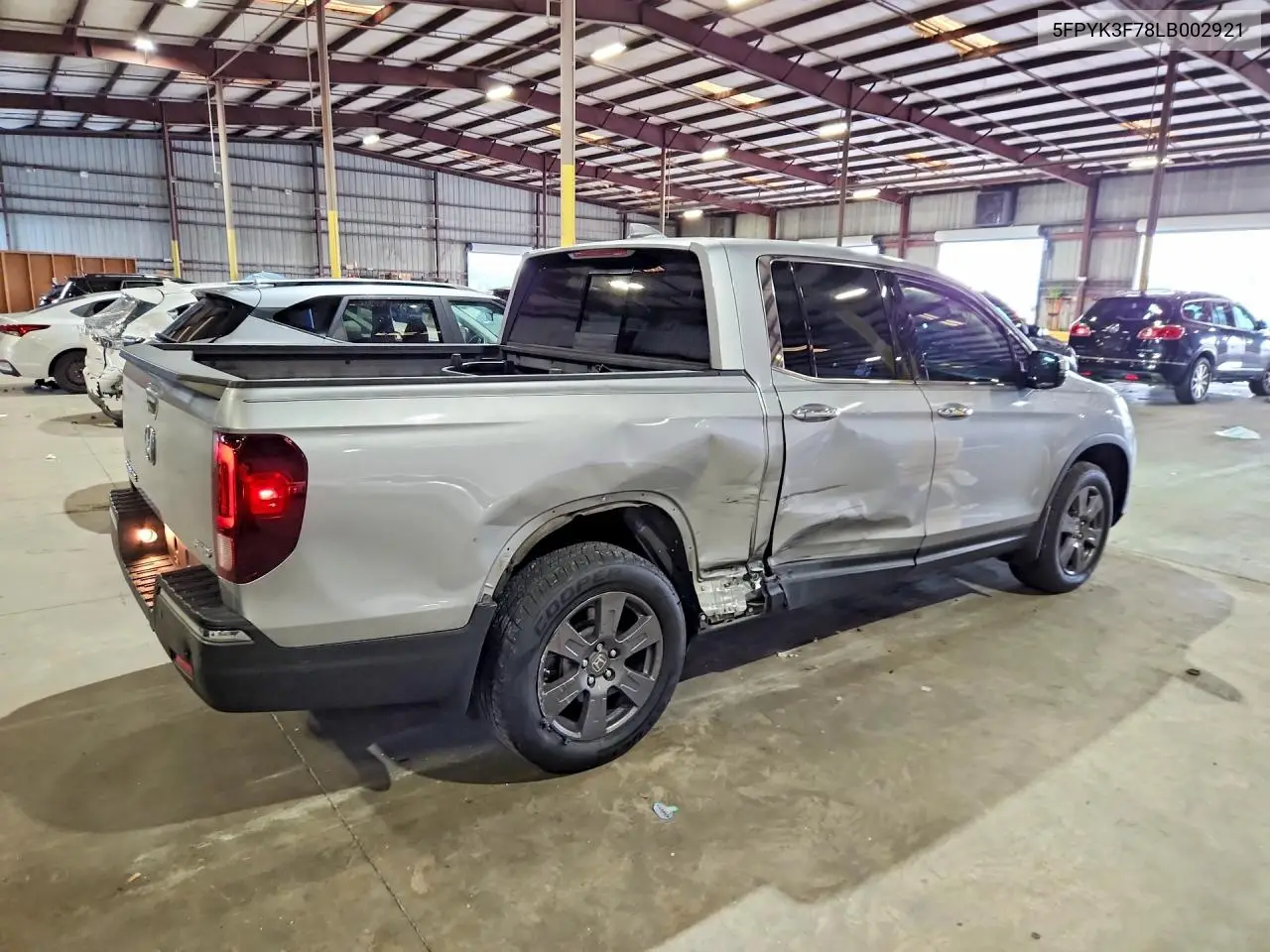 2020 Honda Ridgeline Rtl VIN: 5FPYK3F78LB002921 Lot: 60582346