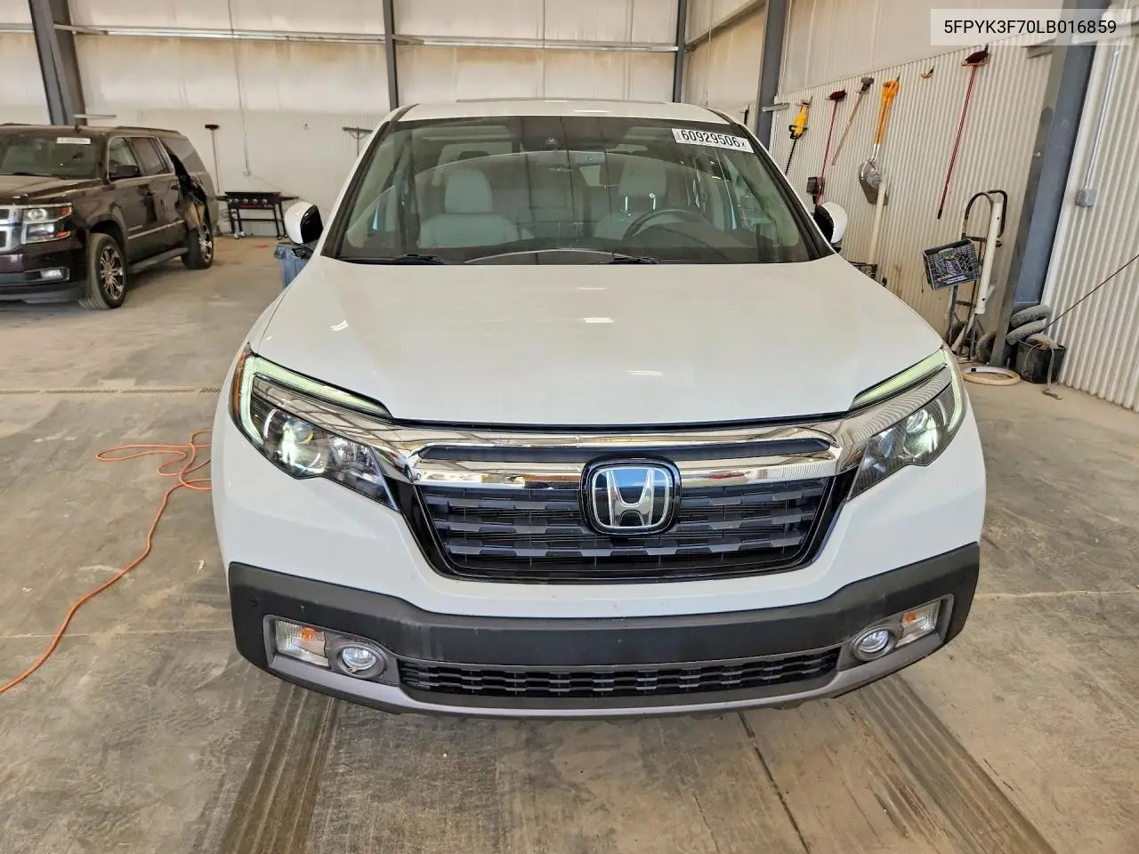 2020 Honda Ridgeline Rtl VIN: 5FPYK3F70LB016859 Lot: 60929506