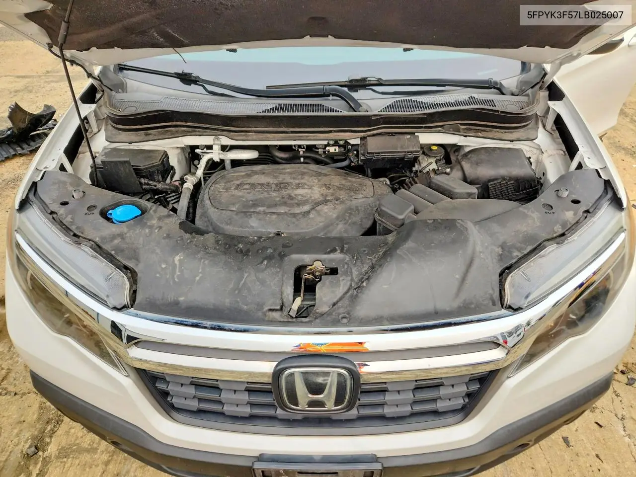 2020 Honda Ridgeline Rtl VIN: 5FPYK3F57LB025007 Lot: 61011966