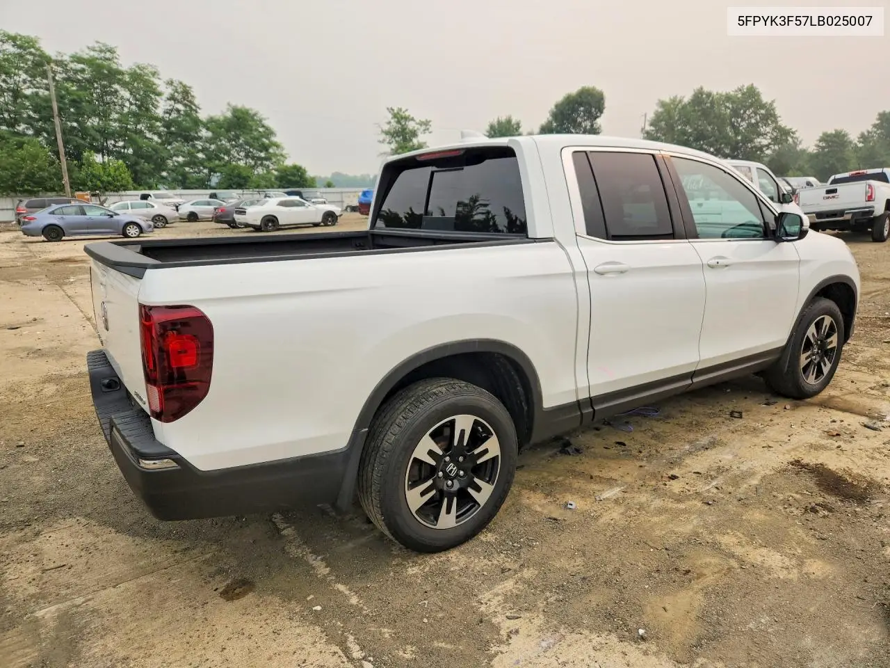 2020 Honda Ridgeline Rtl VIN: 5FPYK3F57LB025007 Lot: 61011966
