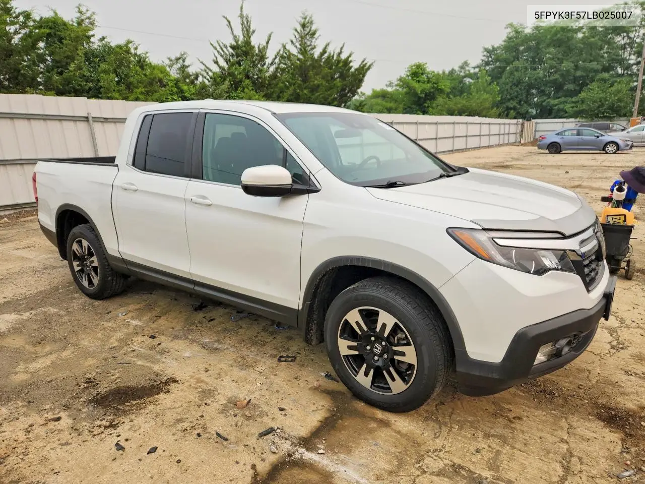 2020 Honda Ridgeline Rtl VIN: 5FPYK3F57LB025007 Lot: 61011966
