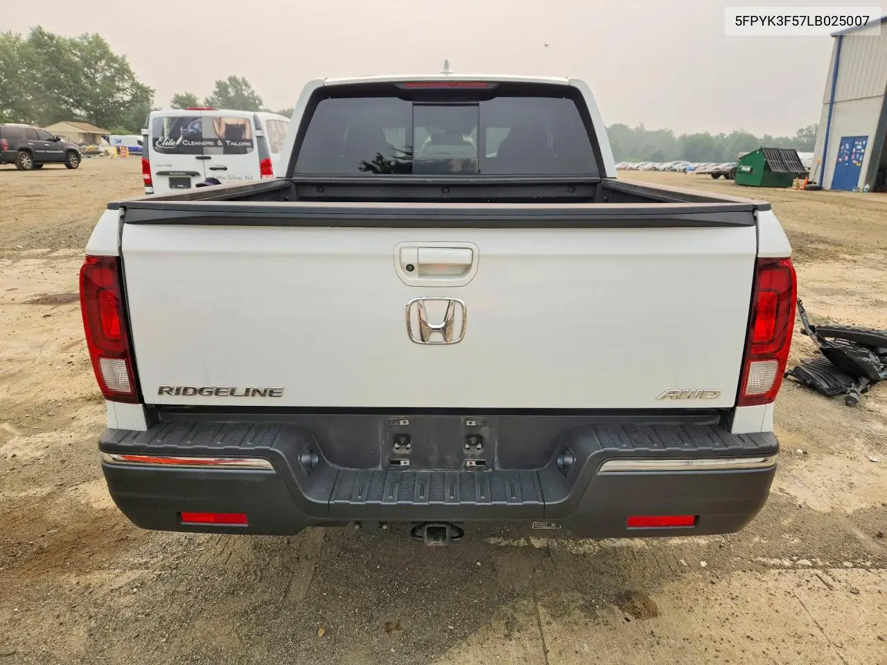 2020 Honda Ridgeline Rtl VIN: 5FPYK3F57LB025007 Lot: 61011966