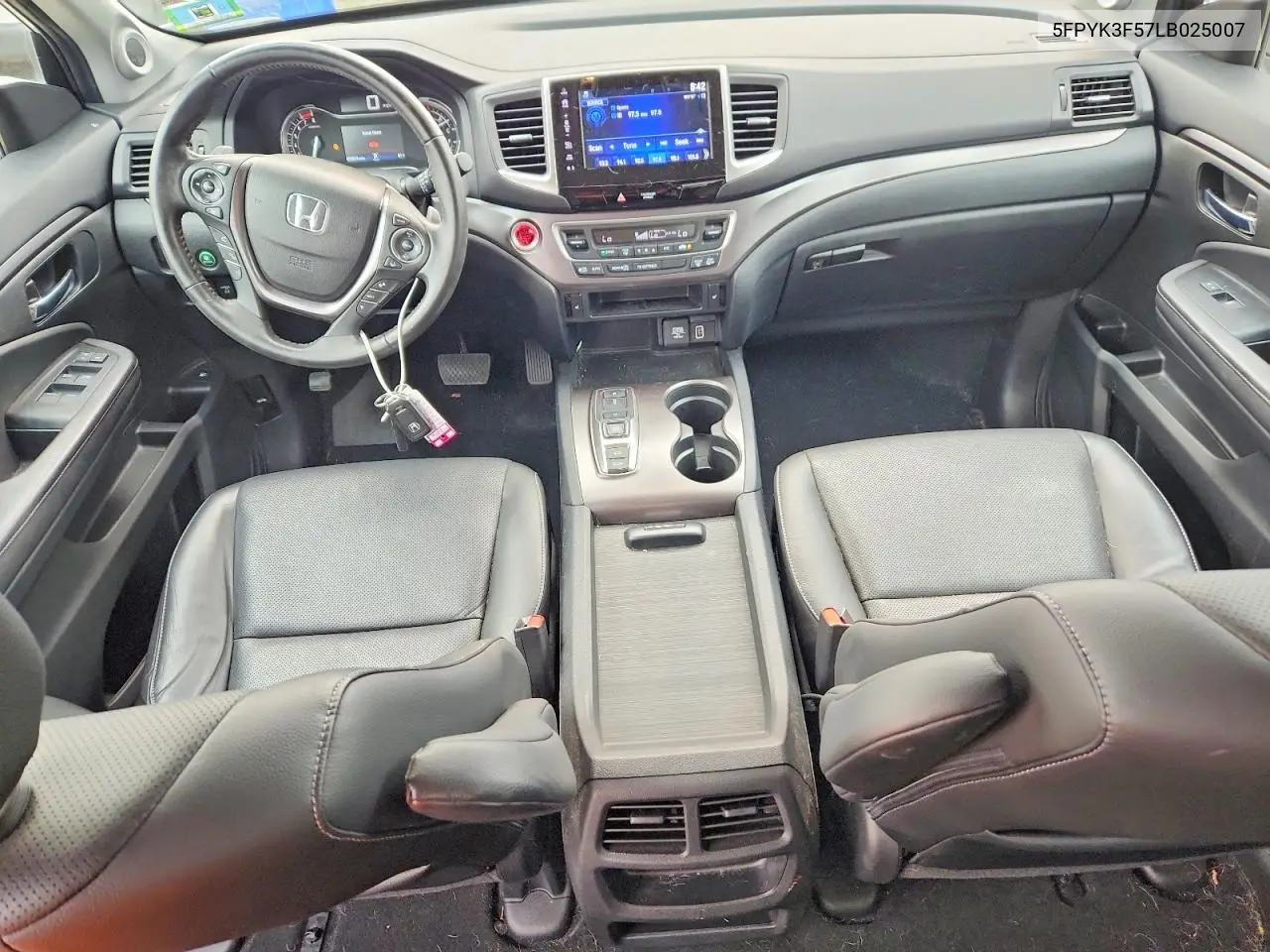 2020 Honda Ridgeline Rtl VIN: 5FPYK3F57LB025007 Lot: 61011966