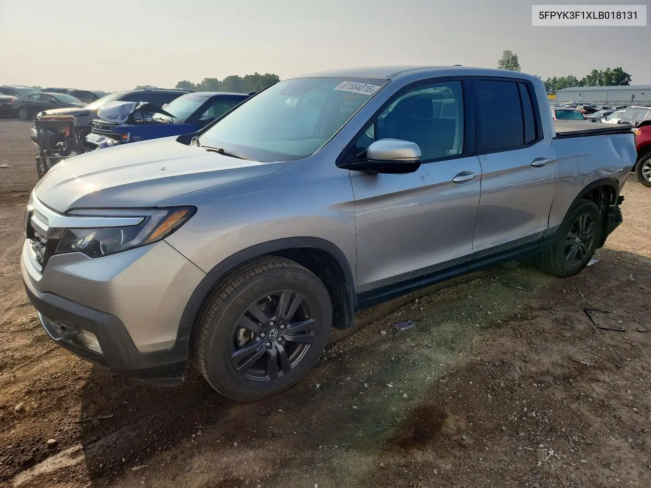 2020 Honda Ridgeline Sport VIN: 5FPYK3F1XLB018131 Lot: 61564016