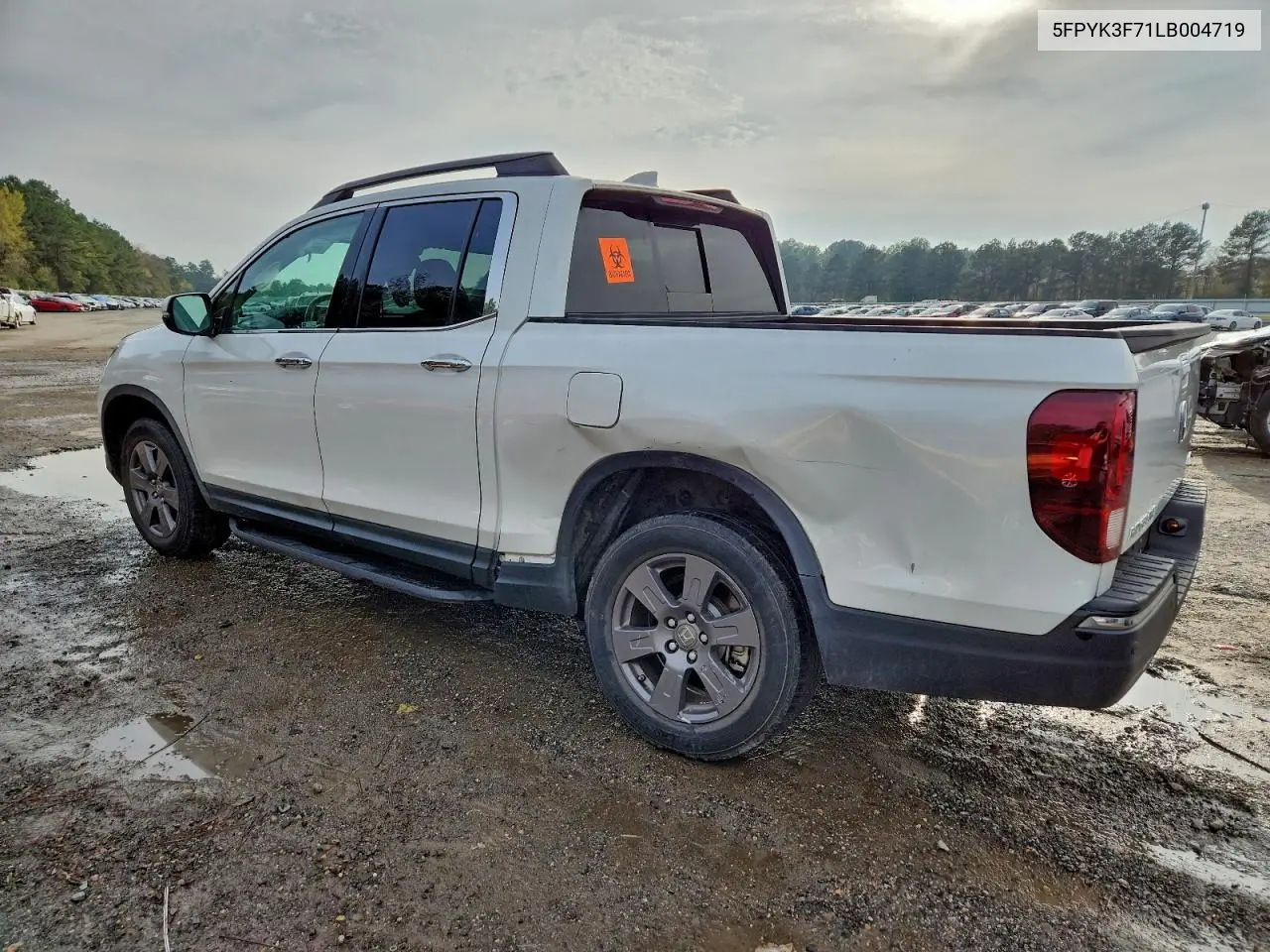 5FPYK3F71LB004719 2020 Honda Ridgeline Rtl