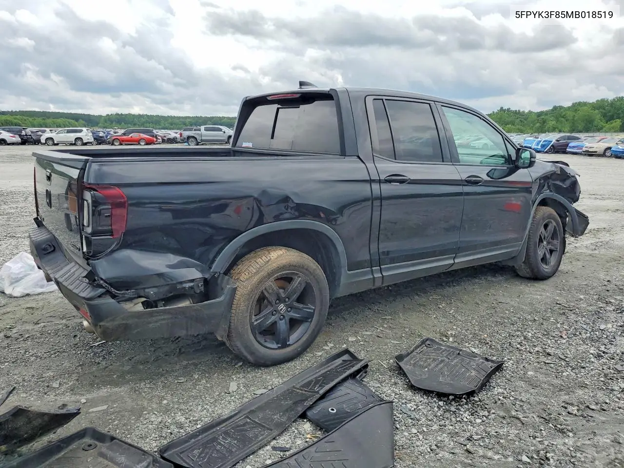 2021 Honda Ridgeline Black Edition VIN: 5FPYK3F85MB018519 Lot: 55103956