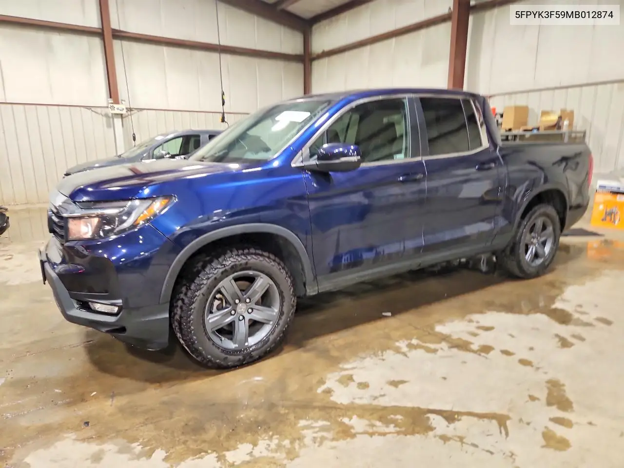 2021 Honda Ridgeline Rtl VIN: 5FPYK3F59MB012874 Lot: 61153486