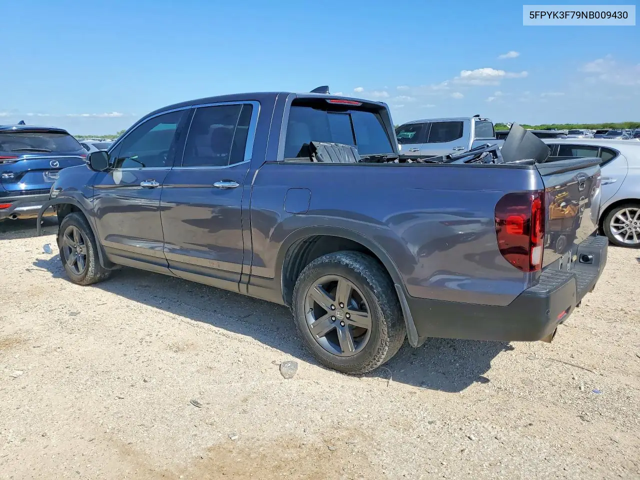 2022 Honda Ridgeline Rtl VIN: 5FPYK3F79NB009430 Lot: 57500566