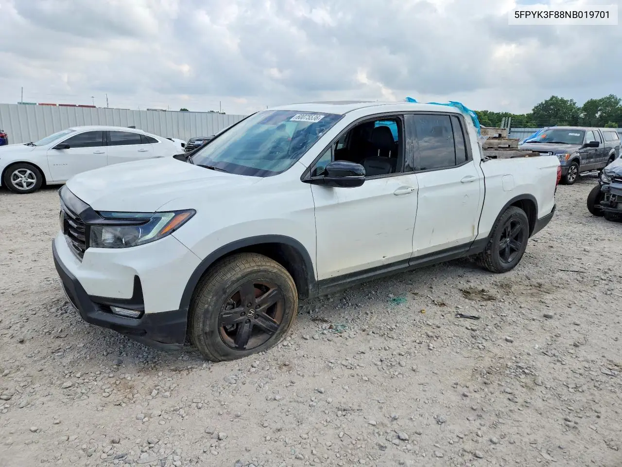 2022 Honda Ridgeline Black Edition VIN: 5FPYK3F88NB019701 Lot: 60075536