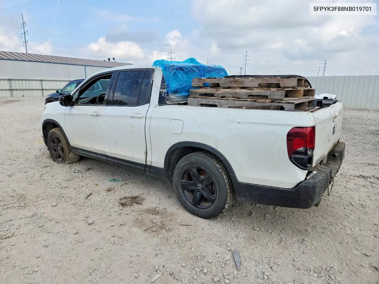 2022 Honda Ridgeline Black Edition VIN: 5FPYK3F88NB019701 Lot: 60075536