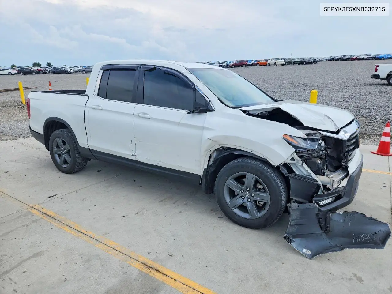 2022 Honda Ridgeline Rtl VIN: 5FPYK3F5XNB032715 Lot: 60240666