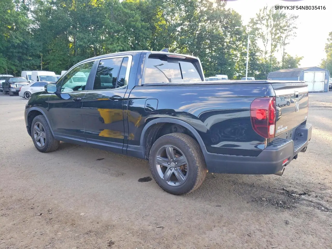 2022 Honda Ridgeline Rtl VIN: 5FPYK3F54NB035416 Lot: 60428546