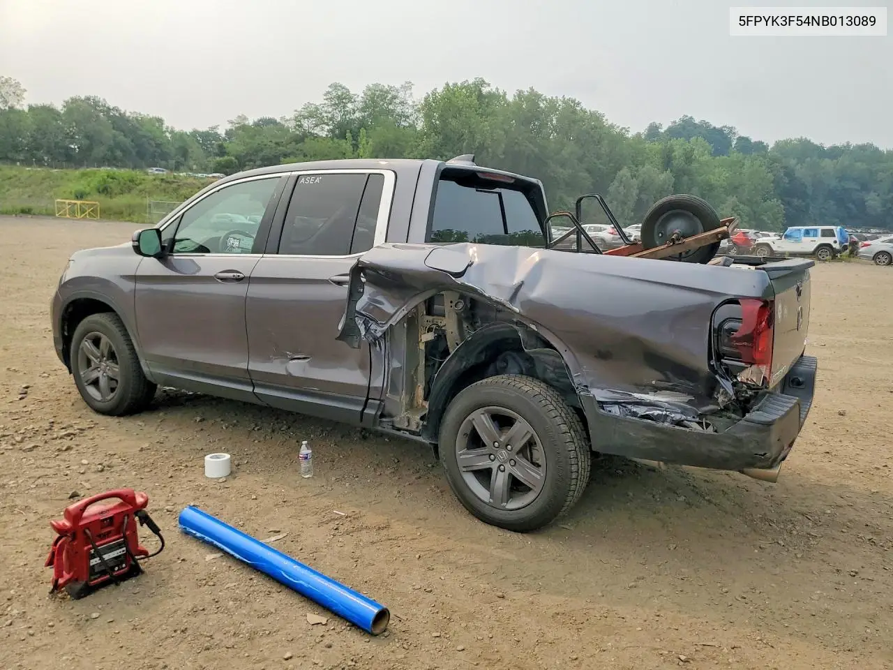 2022 Honda Ridgeline Rtl VIN: 5FPYK3F54NB013089 Lot: 60927056