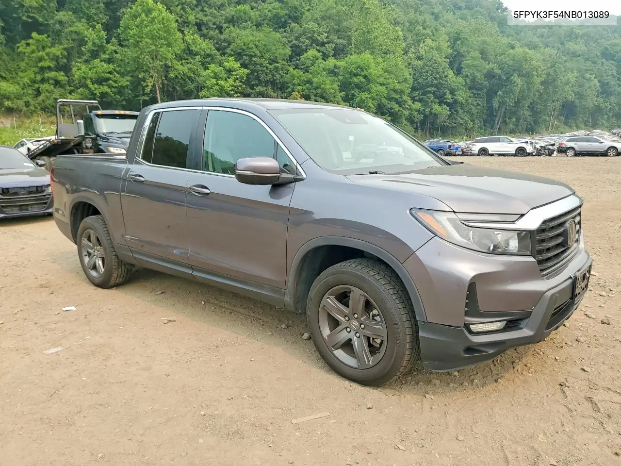 2022 Honda Ridgeline Rtl VIN: 5FPYK3F54NB013089 Lot: 60927056