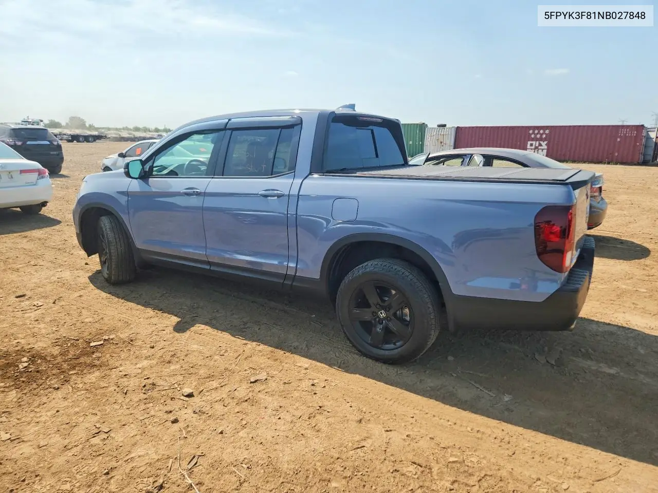 2022 Honda Ridgeline Black Edition VIN: 5FPYK3F81NB027848 Lot: 61183096
