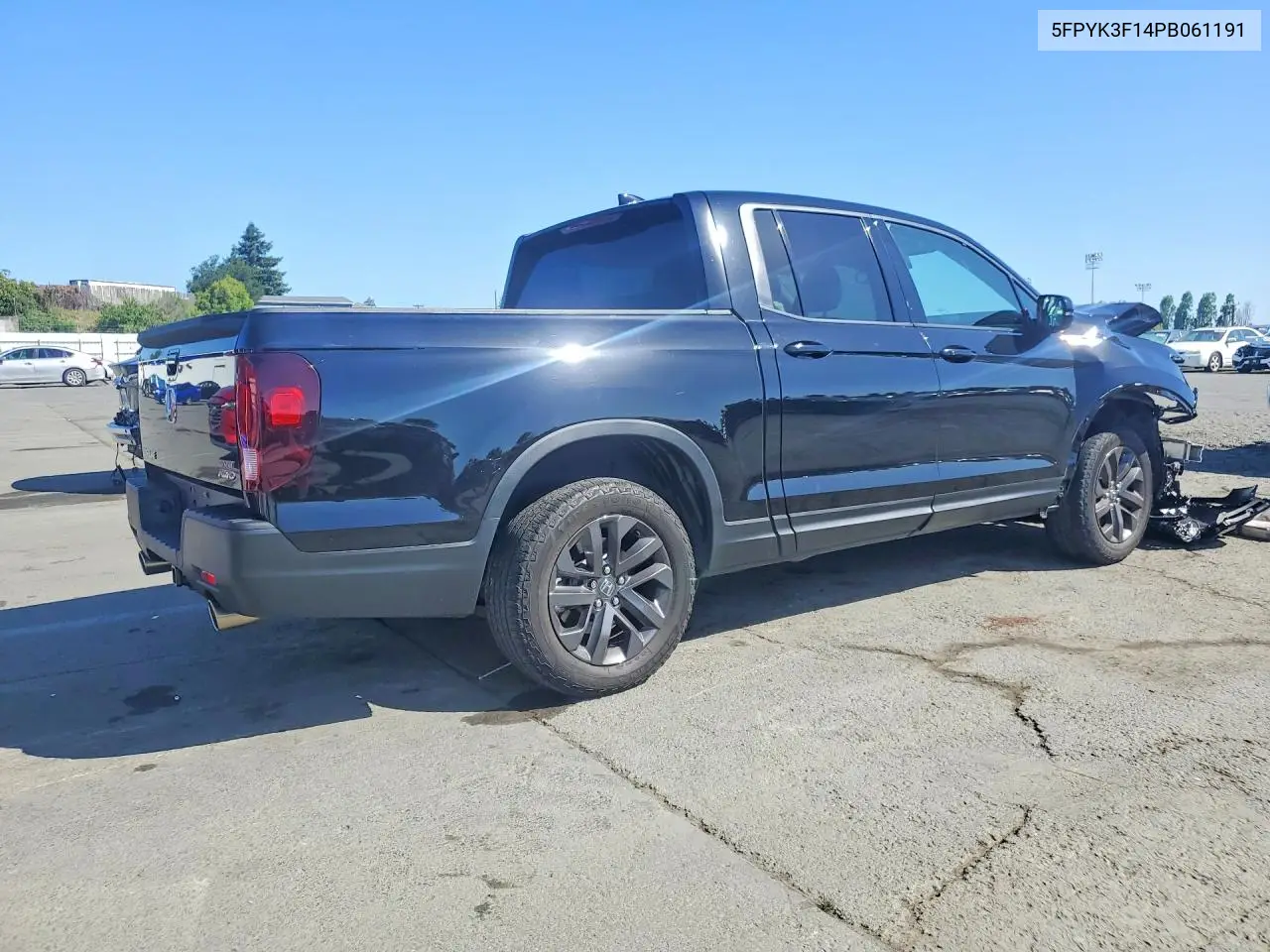 2023 Honda Ridgeline Sport VIN: 5FPYK3F14PB061191 Lot: 55959336