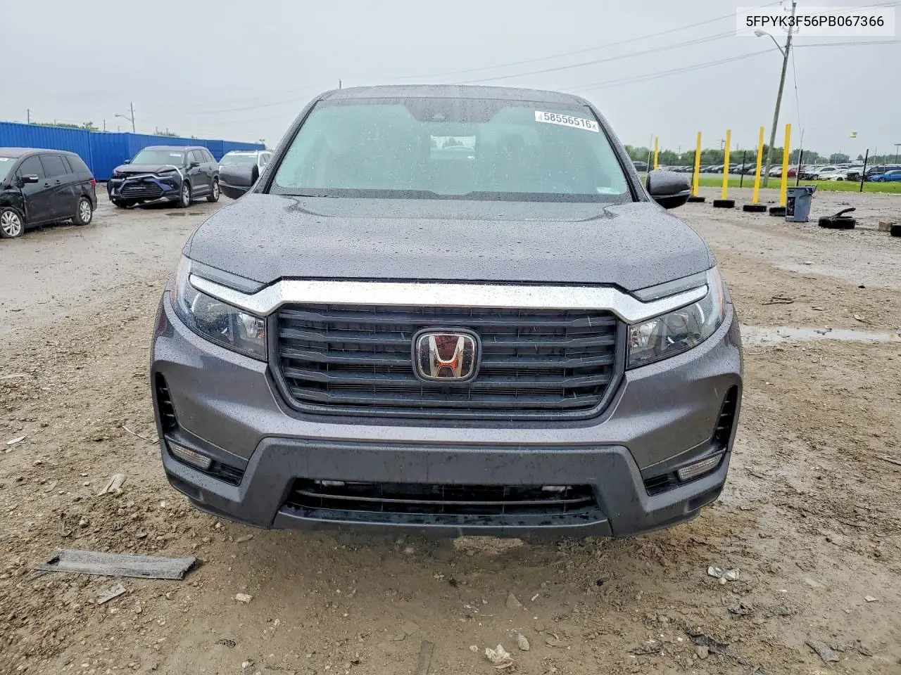 2023 Honda Ridgeline Rtl VIN: 5FPYK3F56PB067366 Lot: 58556516
