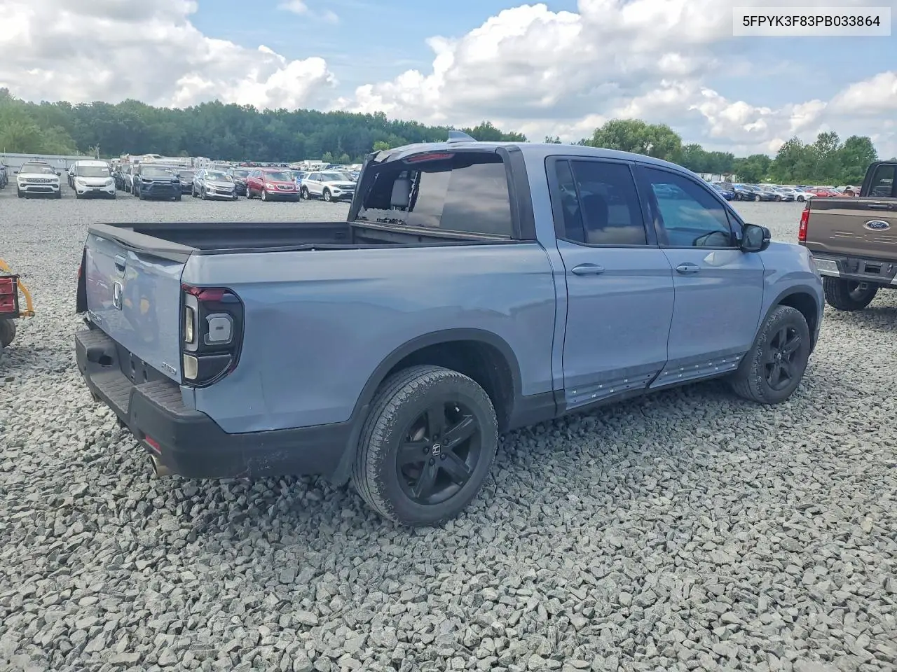 2023 Honda Ridgeline Black Edition VIN: 5FPYK3F83PB033864 Lot: 59121736