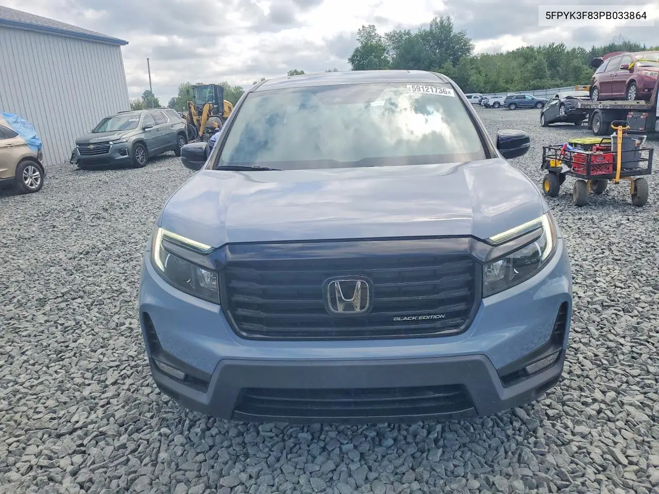 2023 Honda Ridgeline Black Edition VIN: 5FPYK3F83PB033864 Lot: 59121736